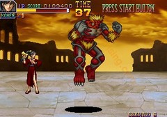 une photo d'Ã©cran de Gaia Crusaders sur Arcade